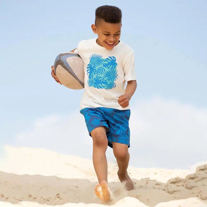 Kite Clothing Recycled Polyester Rainforest Swim Shorts Worn Picture