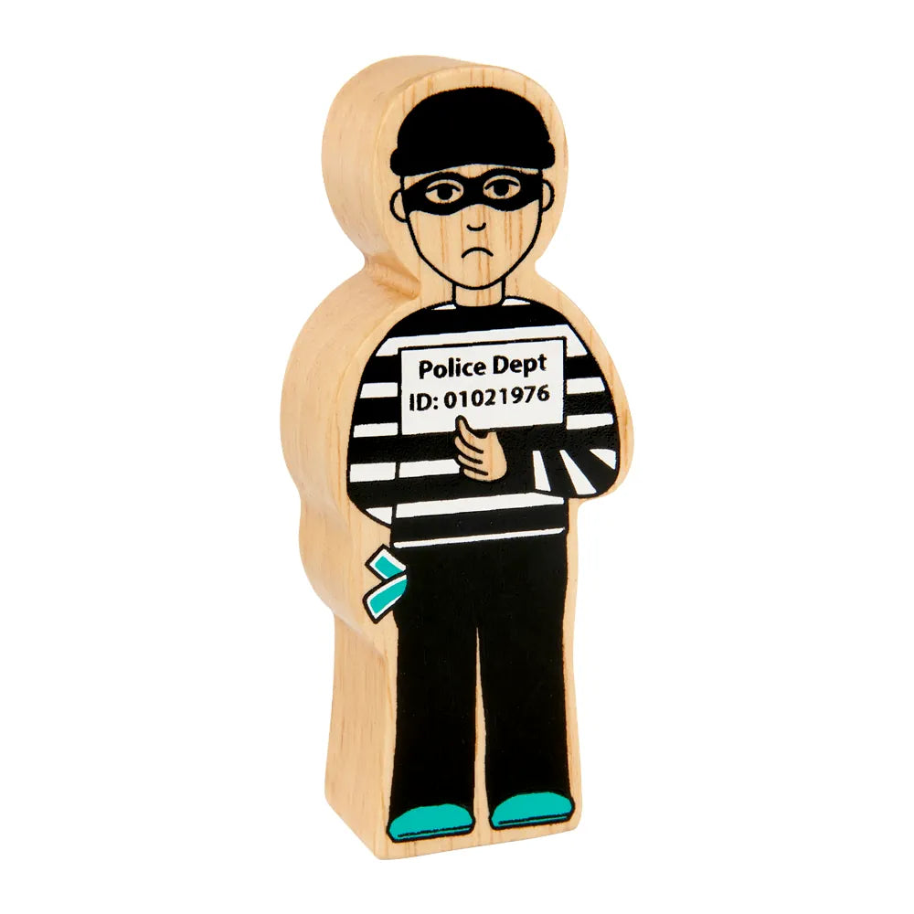 Natural Black & White Burglar with ID Card