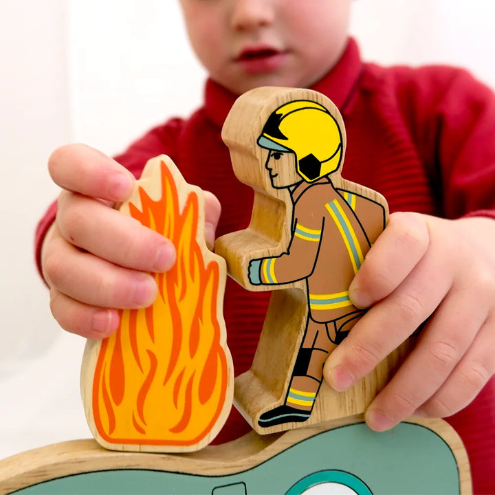 Natural Brown Running Firefighter