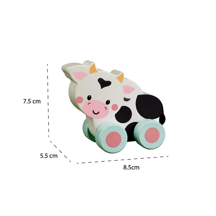 Cow First Push Toy