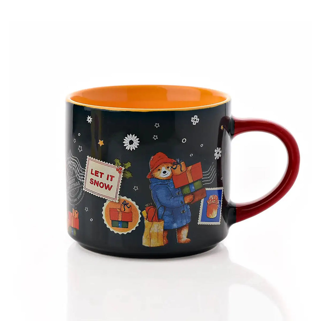 Paddington the Bear Christmas Ceramic Mug Front Picture