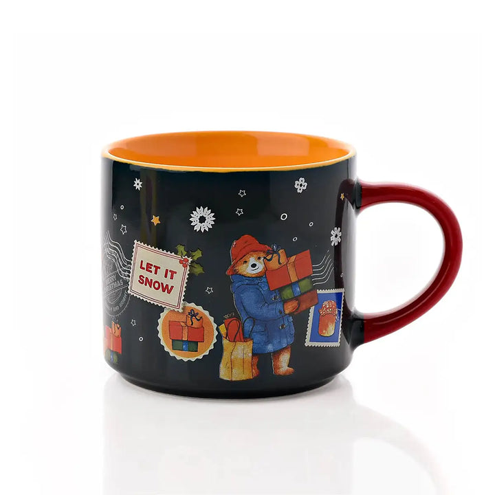 Paddington the Bear Christmas Ceramic Mug Front Picture