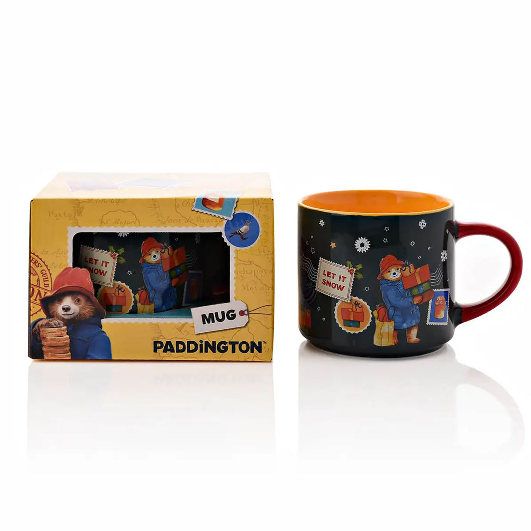 Paddington the Bear Christmas Ceramic Mug and Box Picture