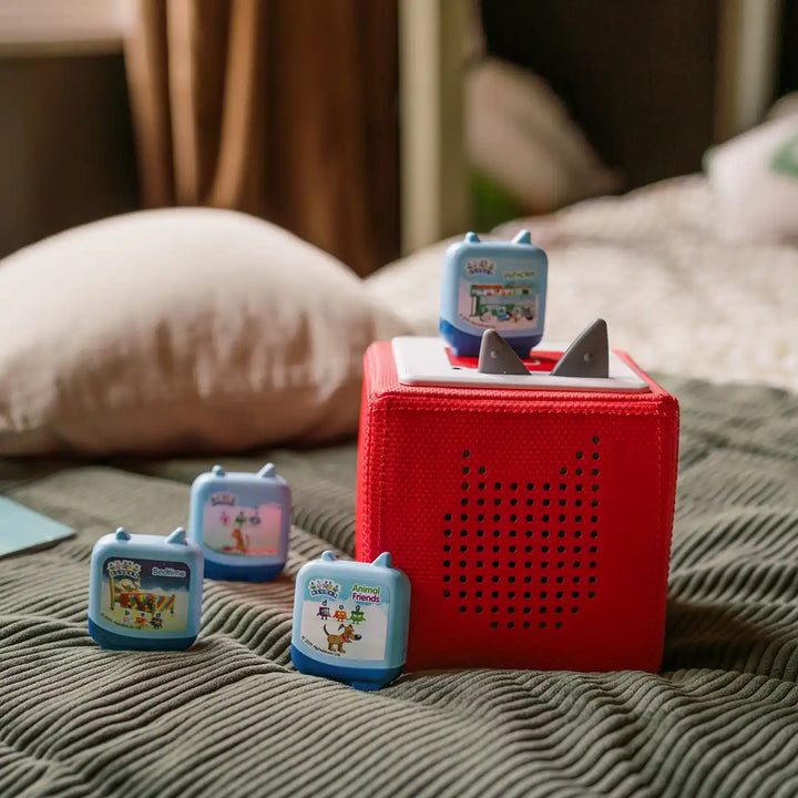 Alphablocks Pocket Tonies audio book figure outside