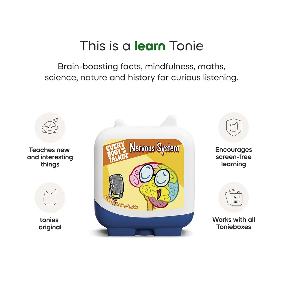 Overall detailed shot of Pocket Tonies "Everybody's Talking," emphasizing educational content and engaging design.