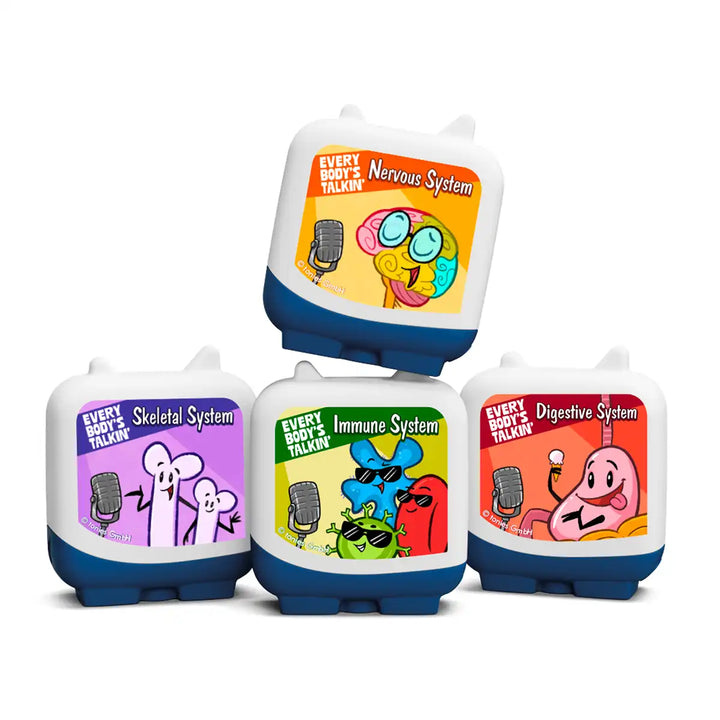 Pocket Tonies "Everybody's Talking" main image, educational and engaging audio figure focused on body science.