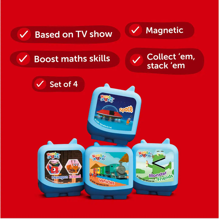 Numberblocks Pocket Tonies audio book  infographic