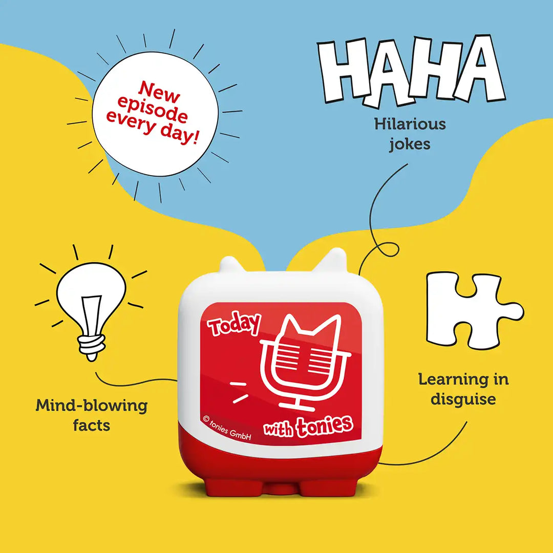 Tonie Daily Show Pocket Tonies audio book figure infographic