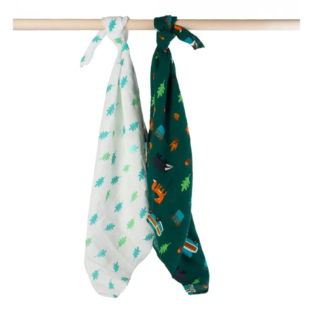 Campervan Print Muslins (2-Pack)