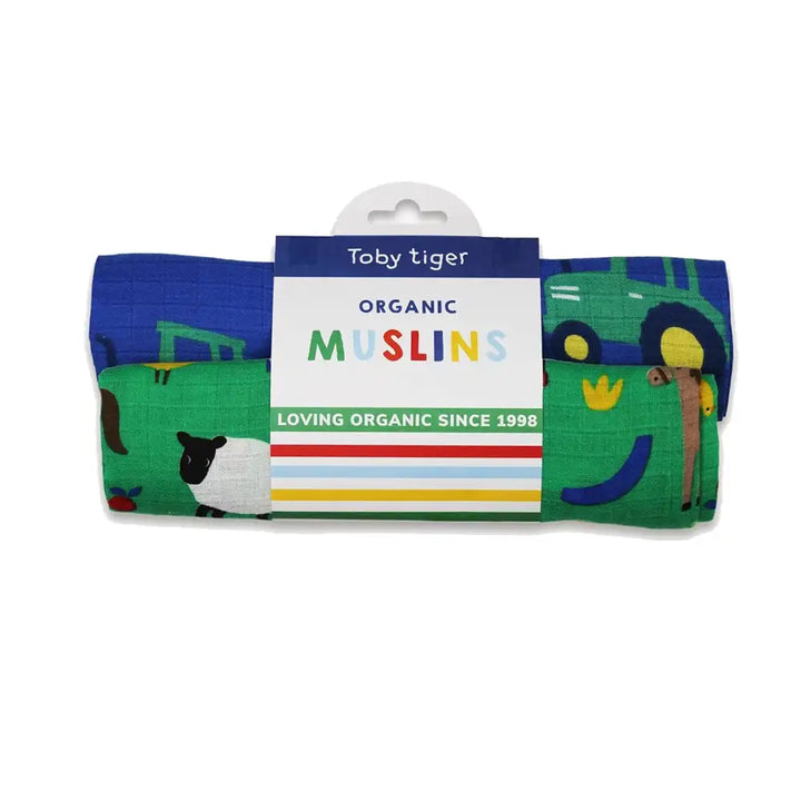 Hillside Print Muslins (2 Pack)
