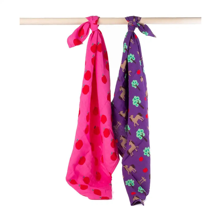 Horse Print Muslins (2-Pack)