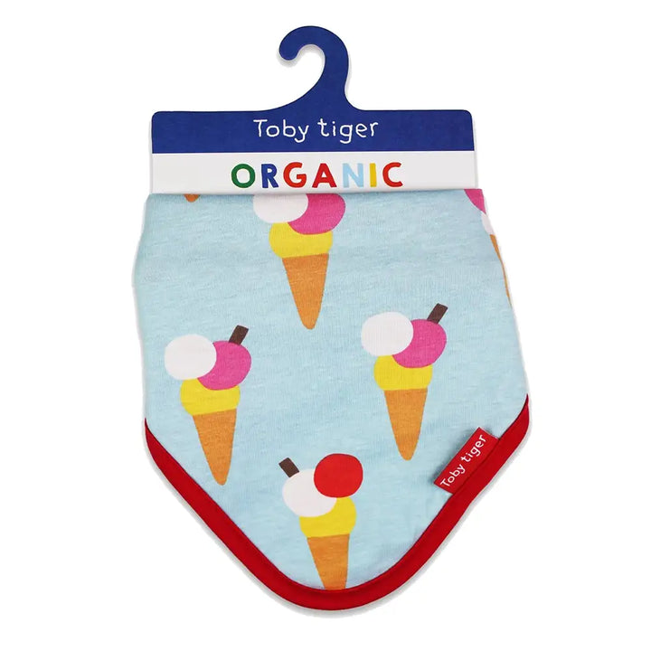 Ice Cream Cones Print Dribble Bib