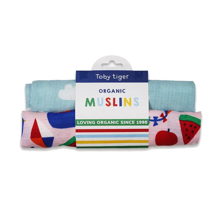 Picnic Print Muslins (2 Pack)