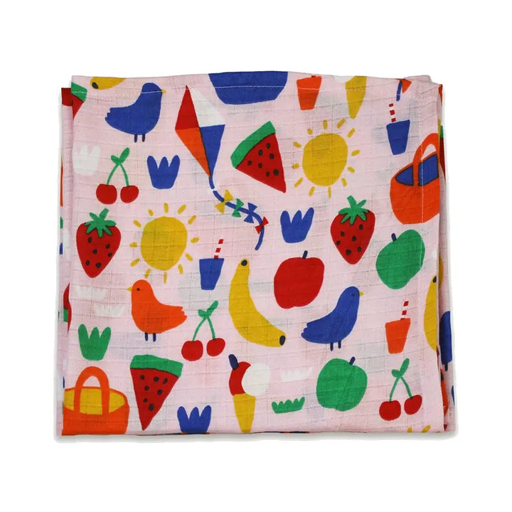 Picnic Print Muslins (2 Pack)