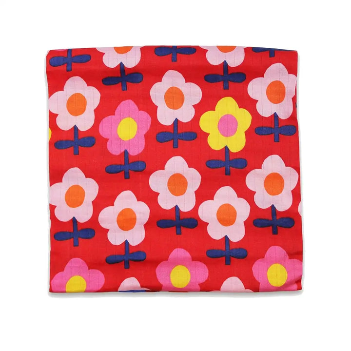 Pink Flower Muslins (2-Pack)