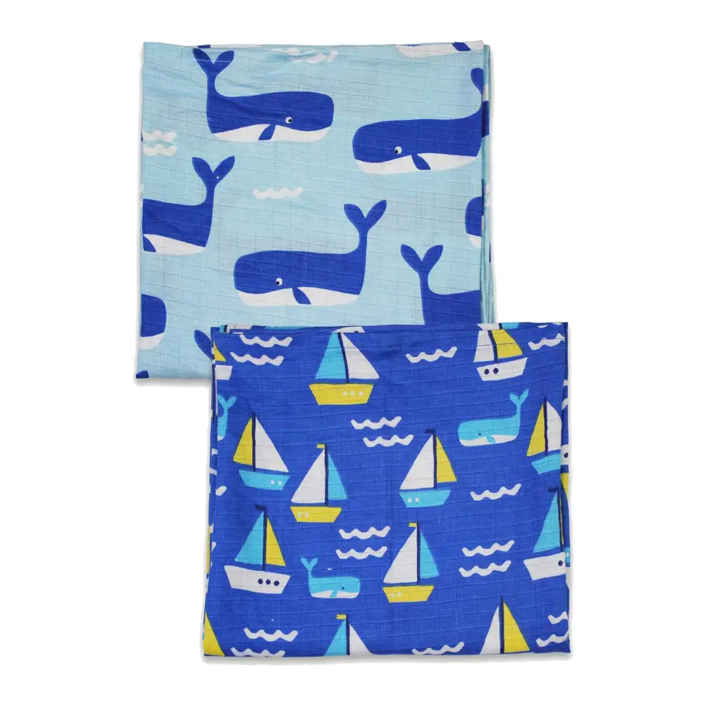 St Ives Print Muslins (2 Pack)