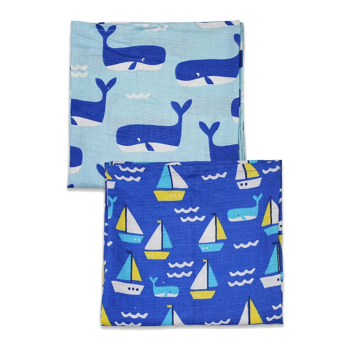 St Ives Print Muslins (2 Pack)