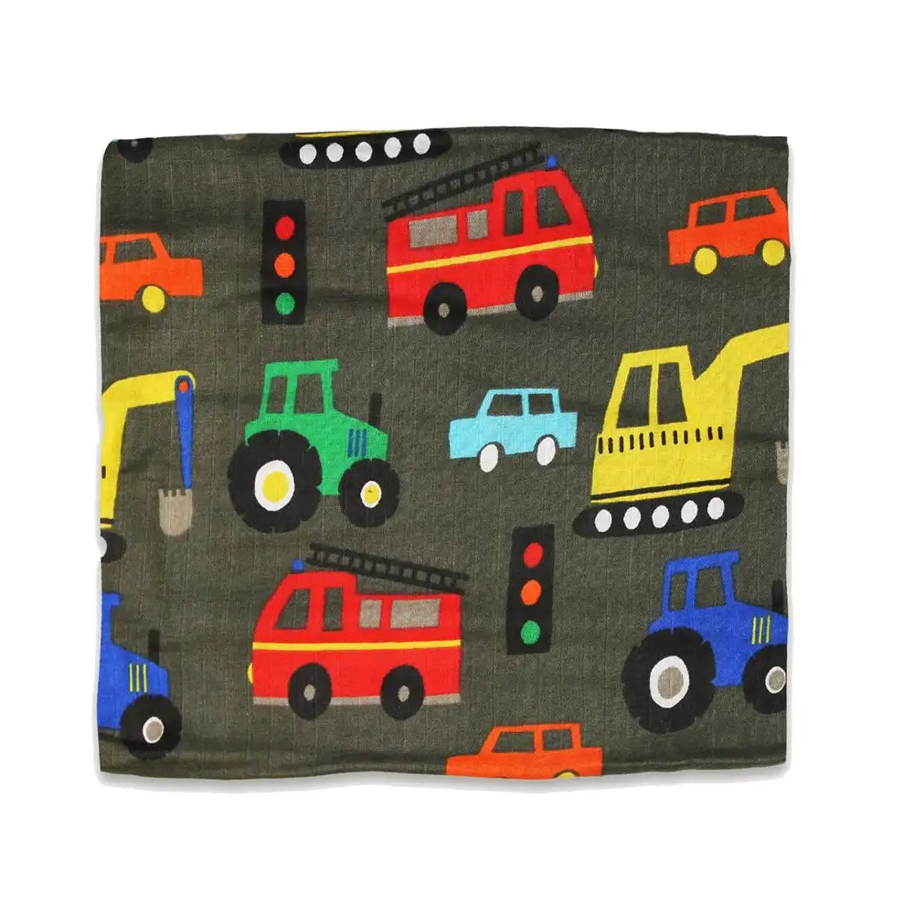 Transport Print Muslins (2-Pack)
