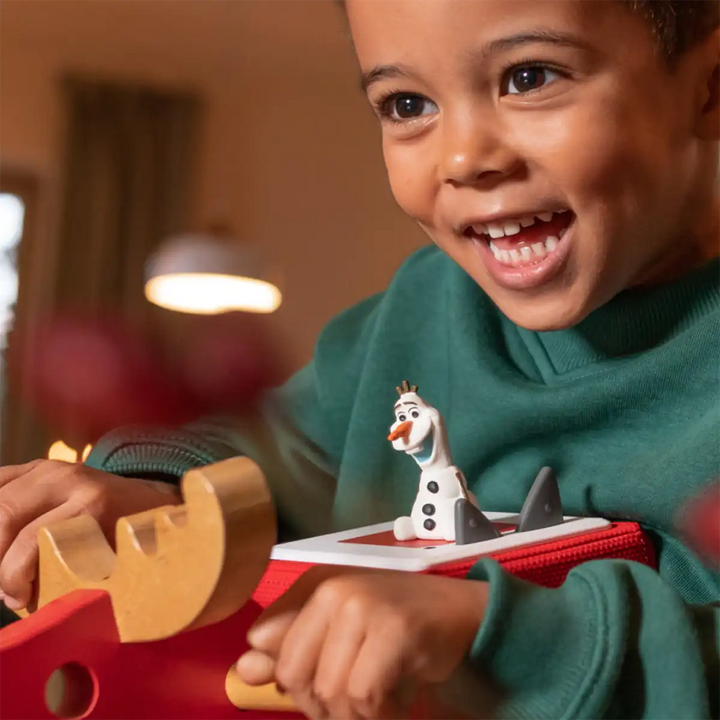 Disney Olafs Frozen Adventure Tonies audio book figure outside