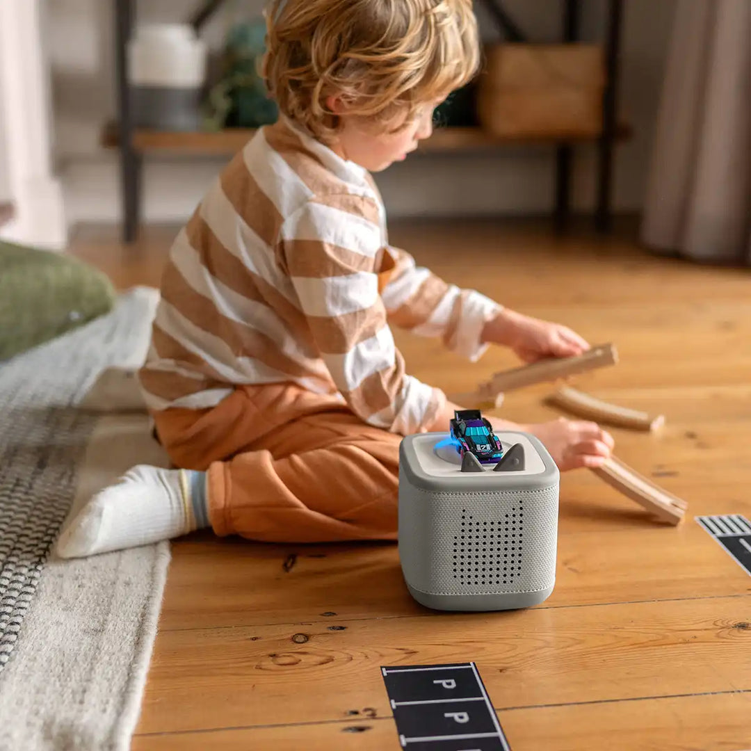 Hot Wheels Tonies audio book figure outside