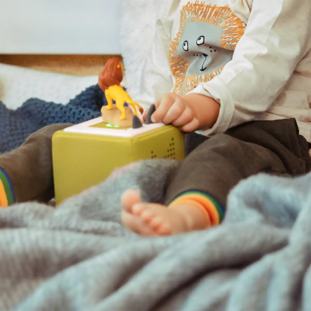 Disney Lion King Simba Tonies audio book figure outside