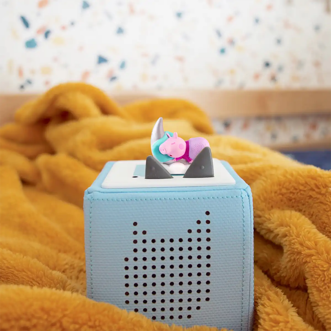 Peppa Pig's Bedtime Tonies audio book figure outside