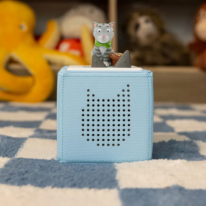 Julia Donaldson Tabby McTat Tonies audio book figure outside