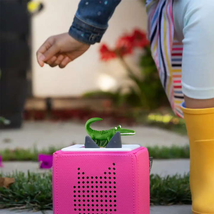 Roald Dahl’s The Enormous Crocodile Tonies audio book figure outside