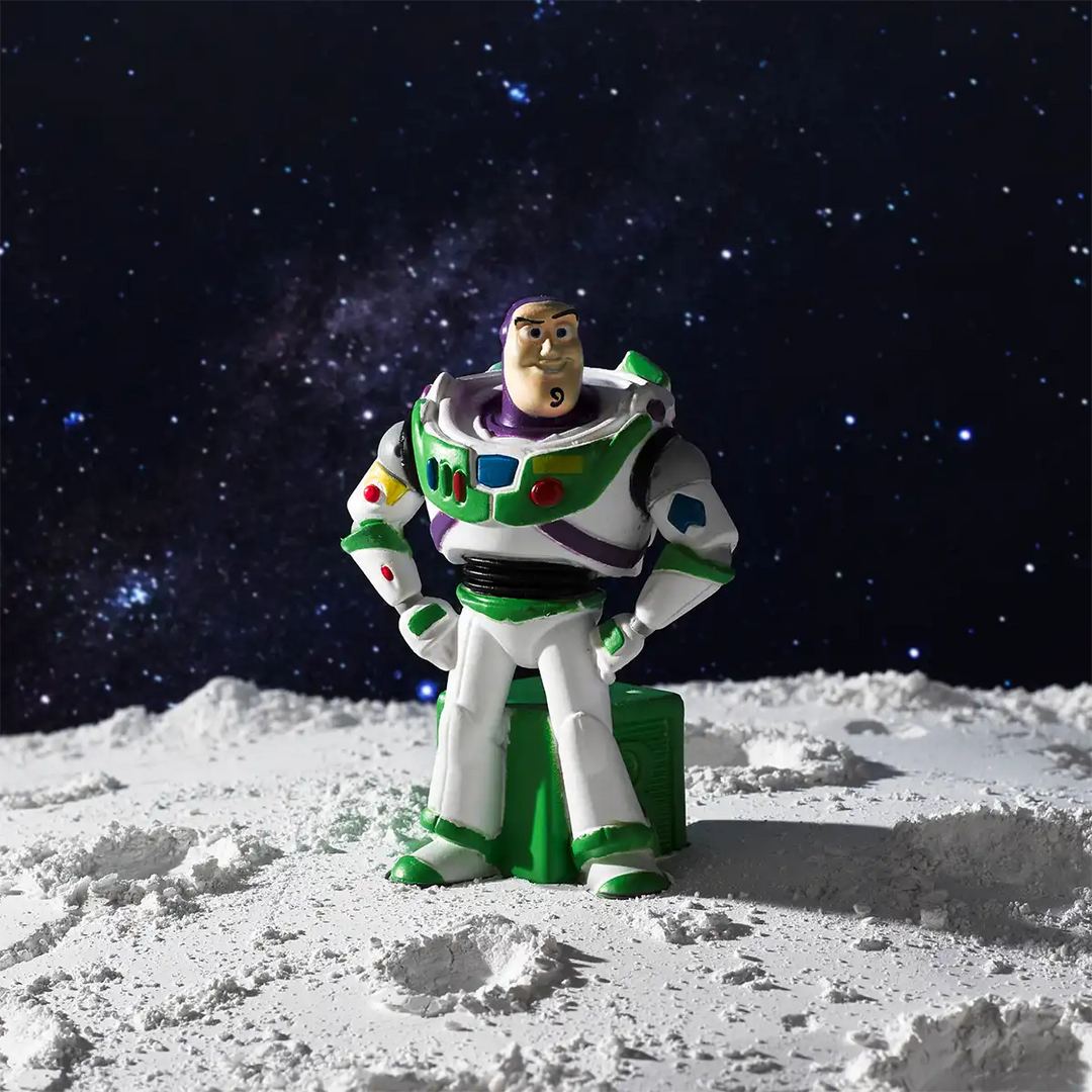 Disney Toy Story 2 Buzz Lightyear Tonies audio book figure outside