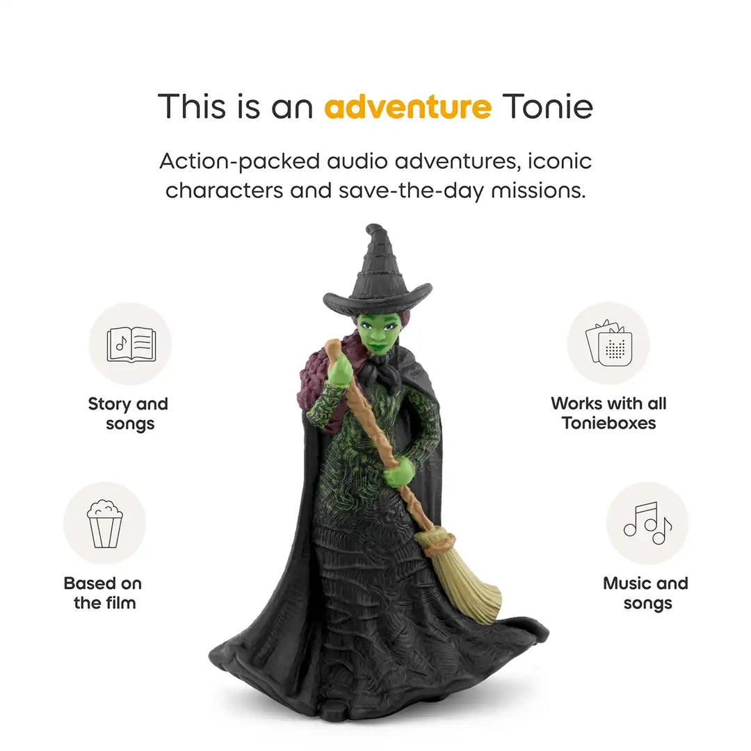 Wicked Tonies audio book figure infographic