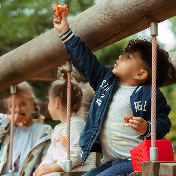 Julia Gonaldson’s Zog Tonies audio book figure outside