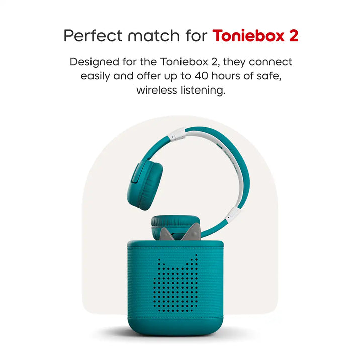 Tonies Bluetooth Headphones Tropical Teal