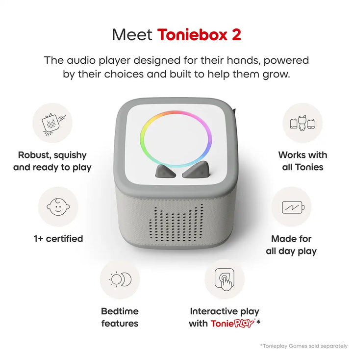 Toniebox 2 Moon Grey Starter Set