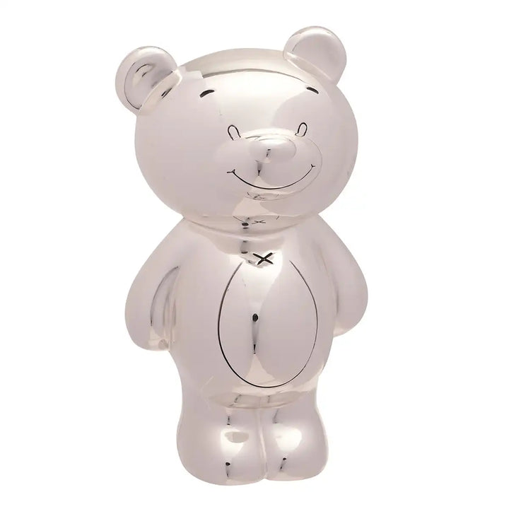 Twinkle Twinkle Silverplated Teddy Money Box