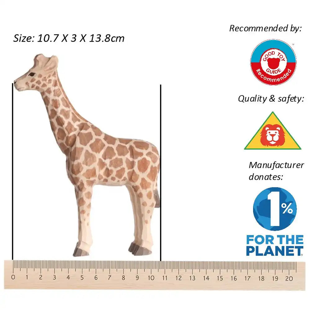 Wudimals Wooden Giraffe