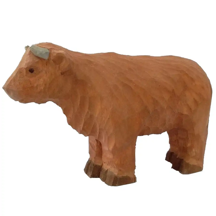 Wudimals Wooden Highland Cow
