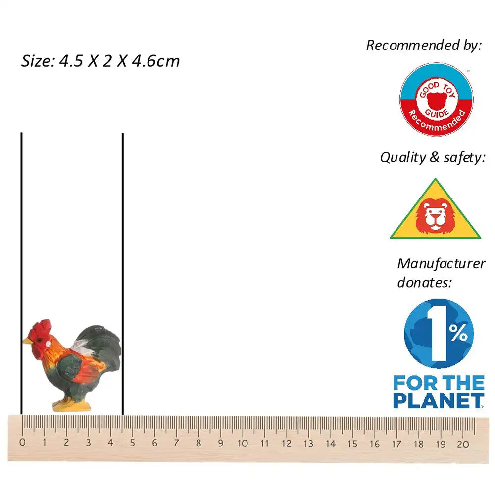 Wudimals Wooden Rooster