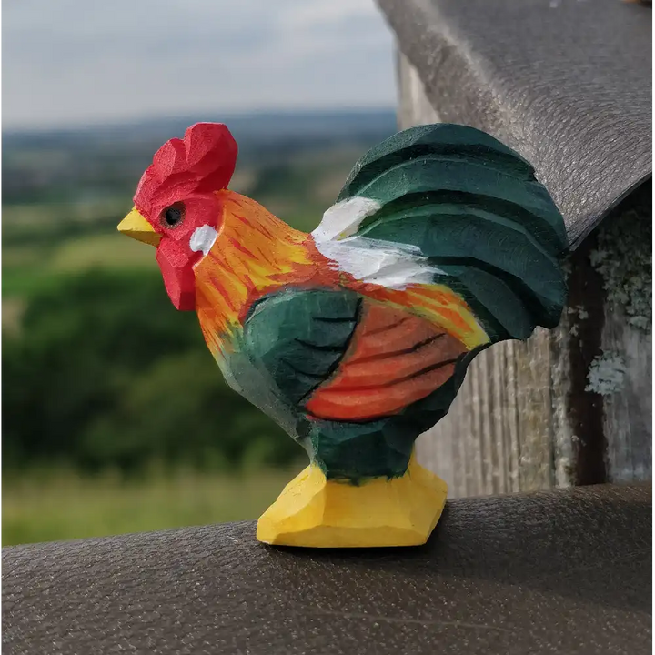 Wudimals Wooden Rooster