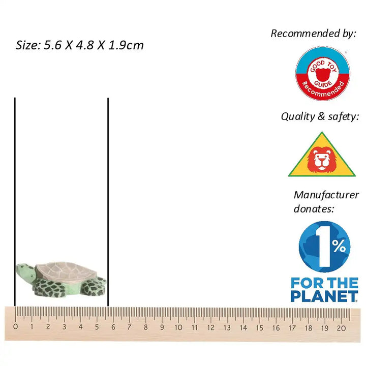 Wudimals Wooden Turtle