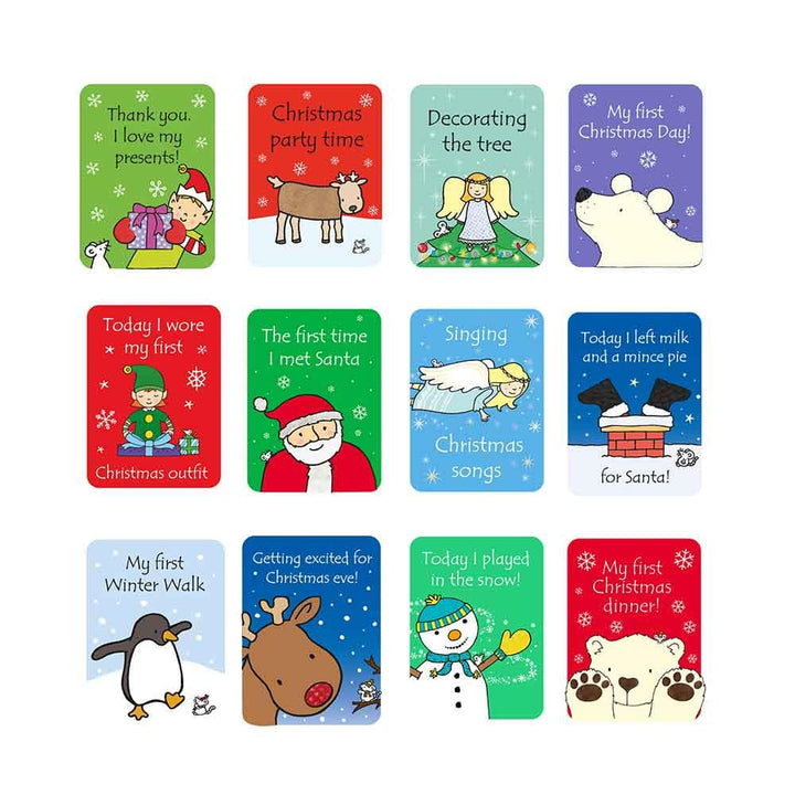 Just 4 Kids That's Not My First Christmas Milestone Cards Details