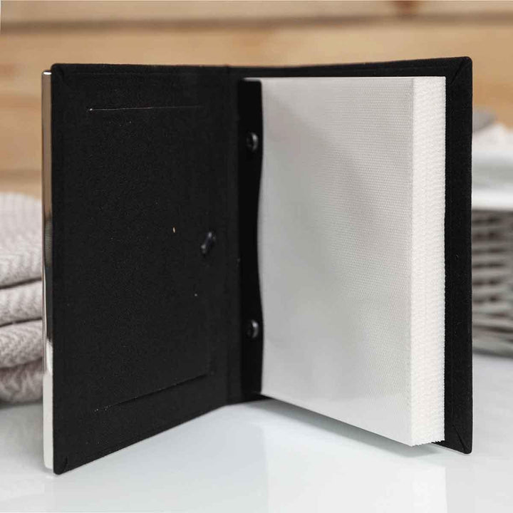 Celebrations Twinkle Twinkle Silver Plated Photo Album Open Picture