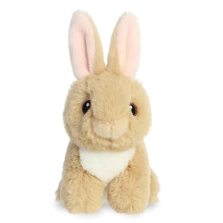 Aurora Eco Nation Recycled Plastic Mini Tan Bunny Teddy Front Picture