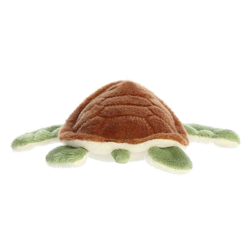 Aurora Eco Nation Recycled Plastic Mini Turtle Teddy Back Picture