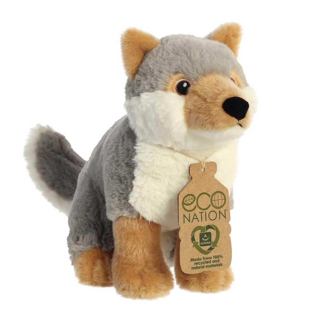 Tots Wolves Eco Nation Recycled Wolf Soft Toy | Little Tots Toys