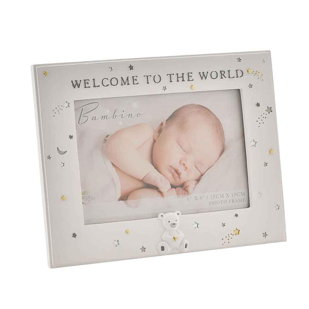 Bambino Resin Starry Night Welcome To The World Photo Frame Main Picture