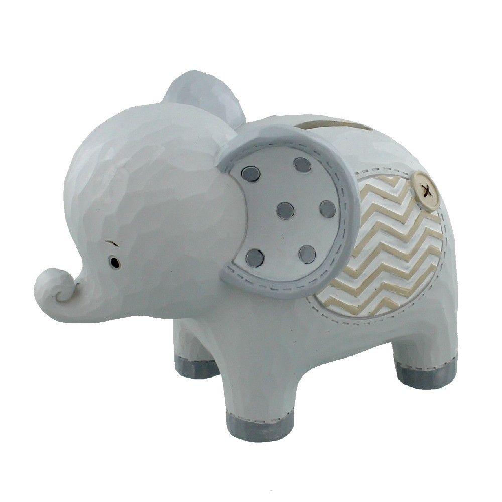 Celebrations Blue Resin Elephant Money Box Main Photo