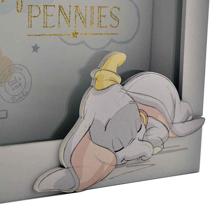 Disney Wooden Dumbo Money Box Detail Picture