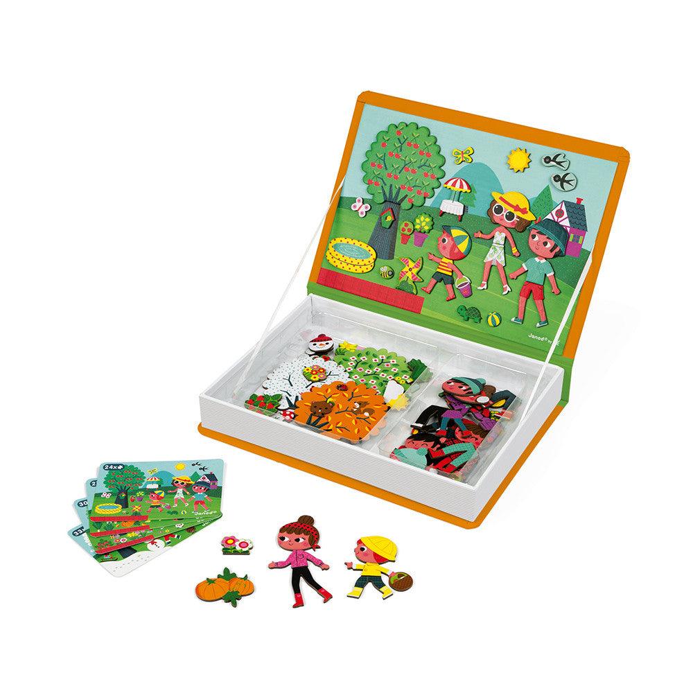 Janod Four Seasons Magneti'book Pieces Picture