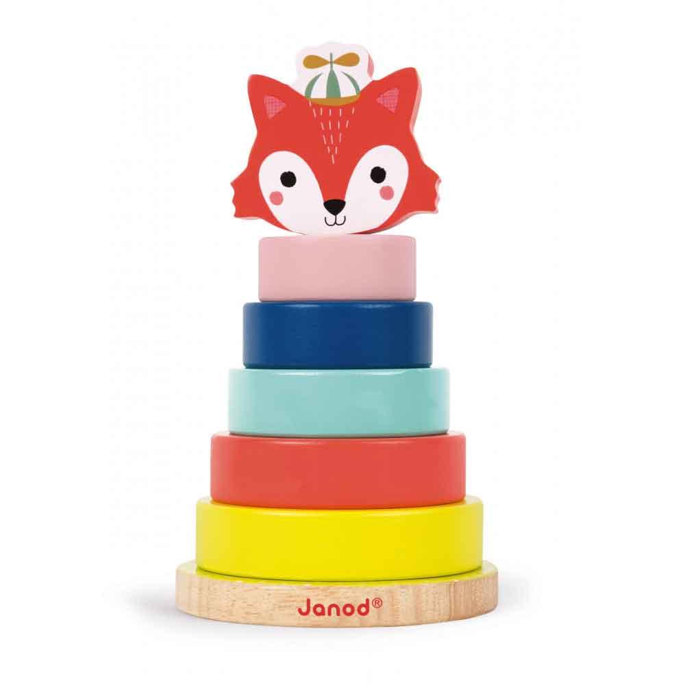 Janod Wooden Baby Forest Fox Stacker Main Picture