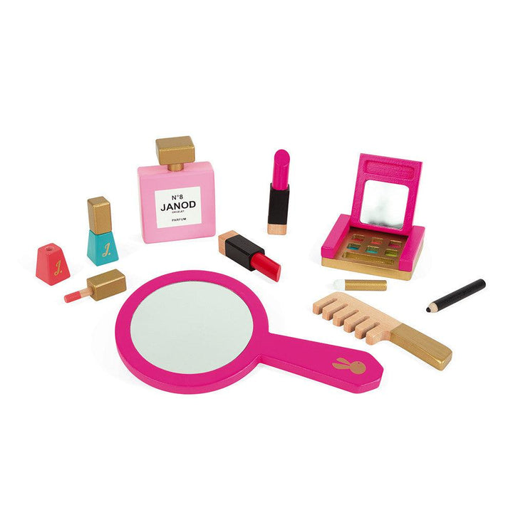 Janod Wooden P'tite Miss Vanity Case Details Picture
